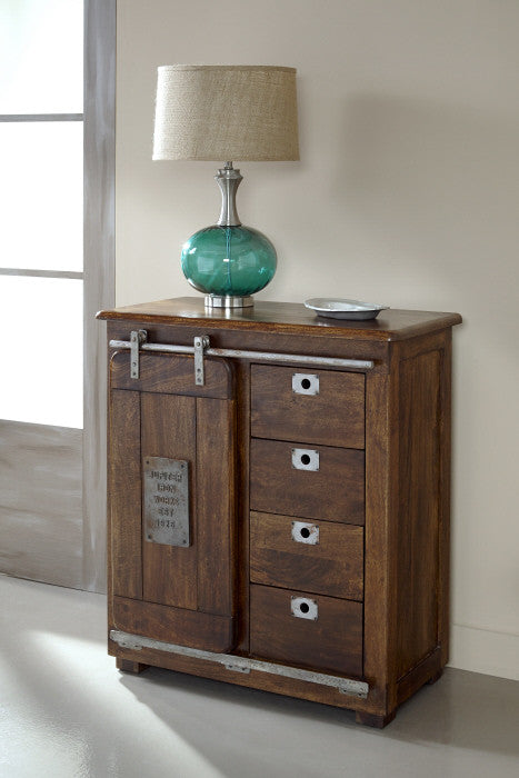 Rustic 4 Door Cabinet - Katy Furniture