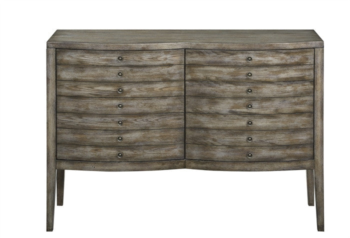 Maylin Burnished Silver Credenza - Katy Furniture