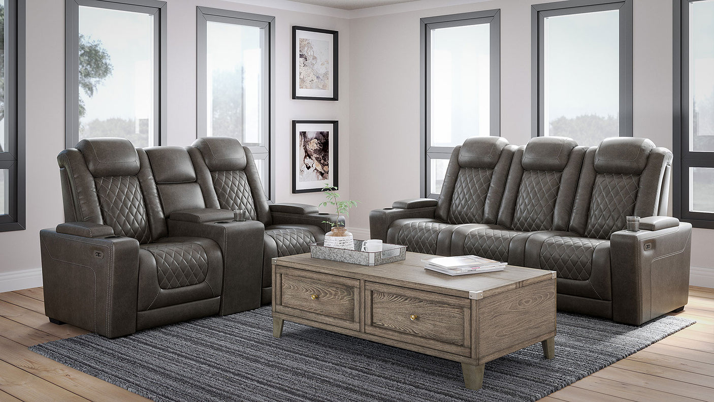 Hyllmont Power Sofa, Loveseat, & Recliner