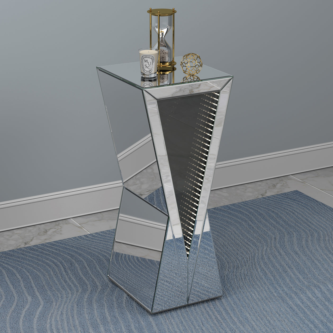 Geometric Accent Table