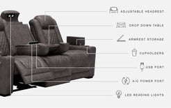 Hyllmont Power Sofa, Loveseat, & Recliner