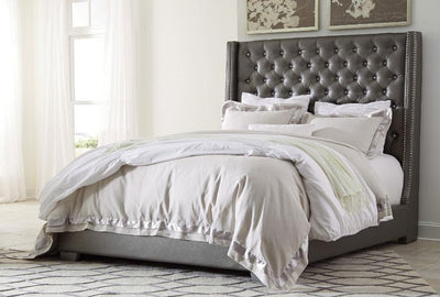 Coralayne Tufted King Bed - Katy Furniture