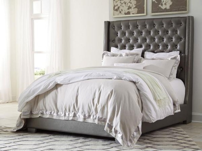 Coralayne Upholstered Queen Bedroom set - Katy Furniture