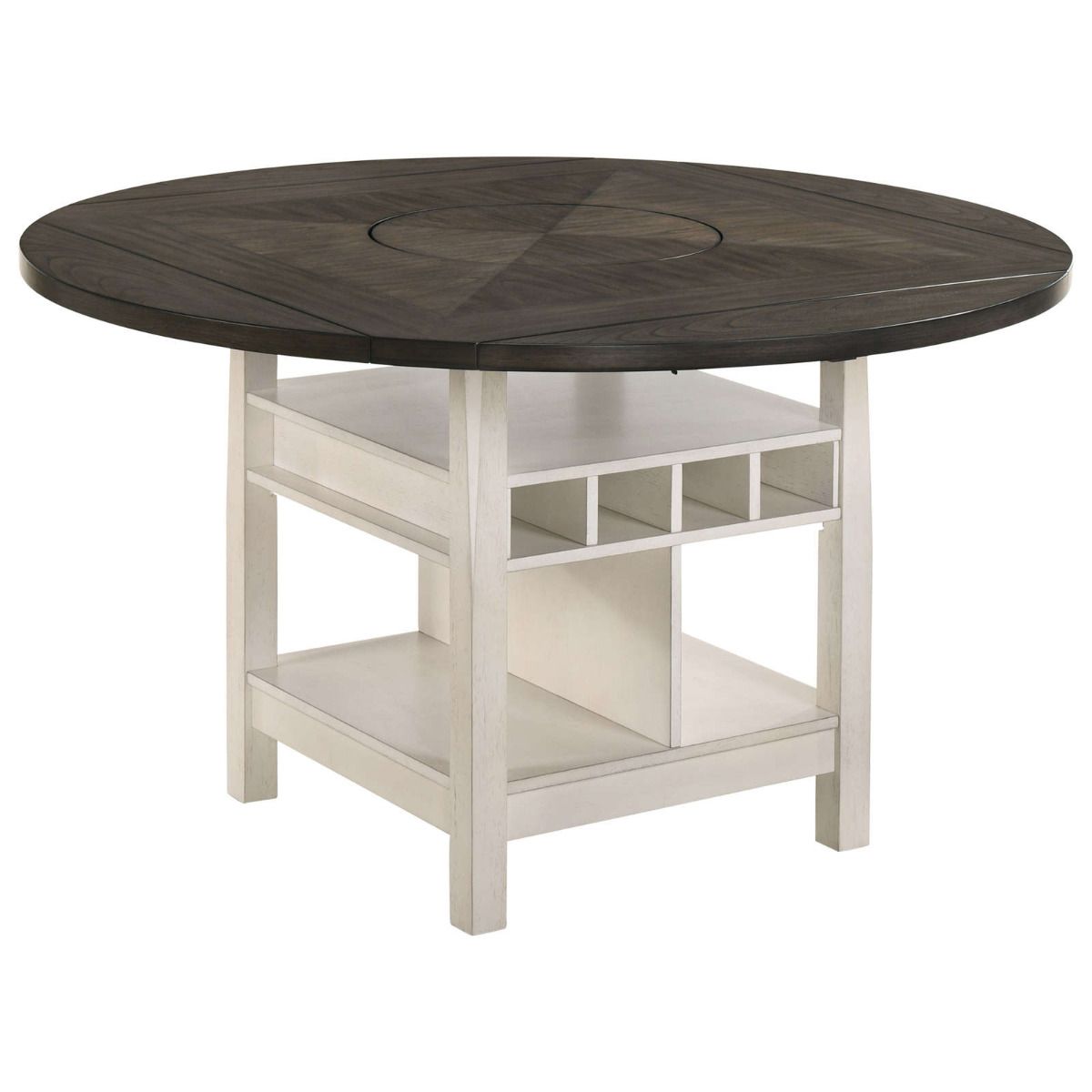 Connie Round into Square Table w/ 4 Chairs