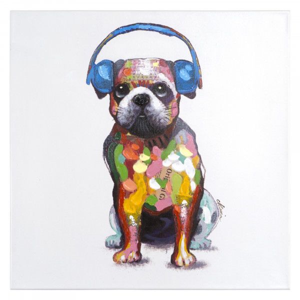 Dog Beats III Painting