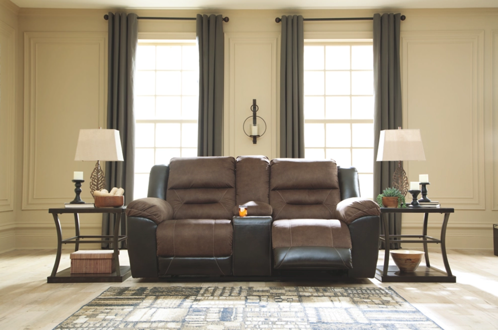Duke Reclining Sofa and Loveseat