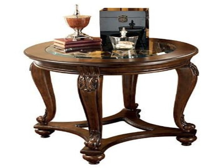Norcastle Oval Coffee Table - Katy Furniture