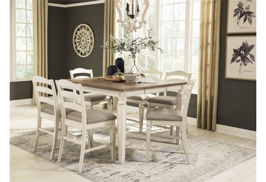Realyn Square Table w/ 4 Chairs & 2 FREE Chairs