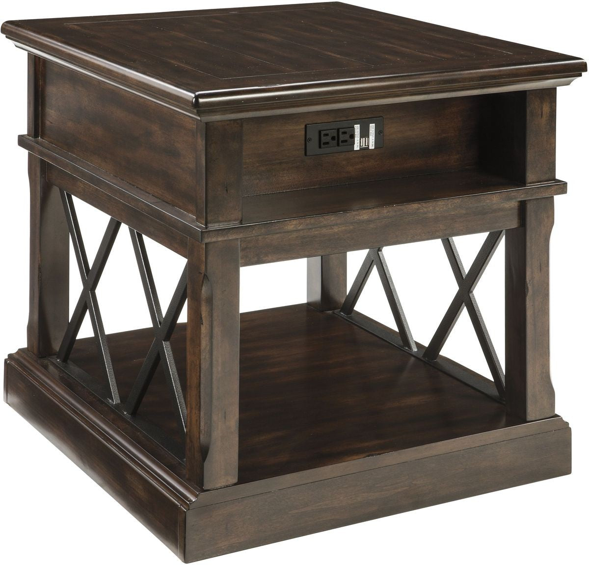 Roddinton Rectangular End Table - Katy Furniture