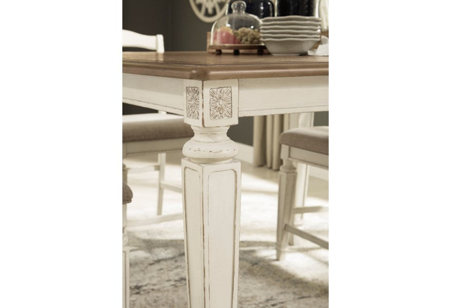Realyn Square Table w/ 4 Chairs & 2 FREE Chairs