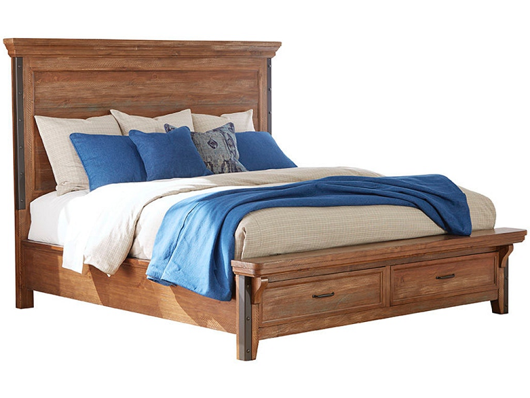 Taos King Storage Bed w/ Nightstand