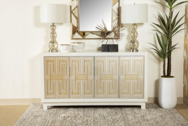 Art Deco inspired Accent Cabinet