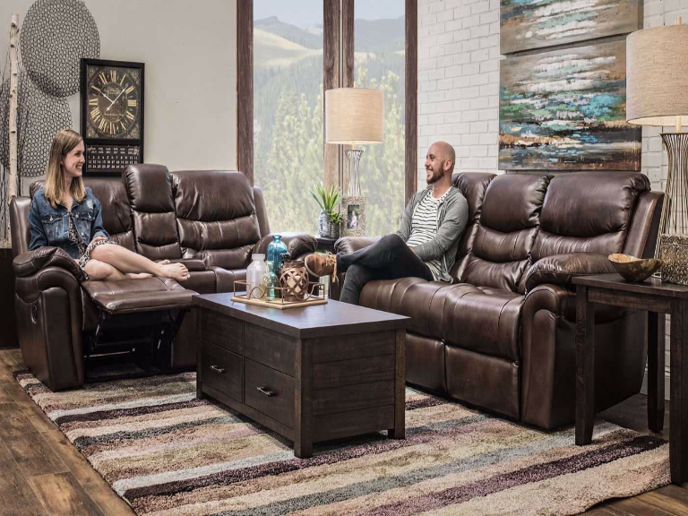 Uptown Power Reclining Loveseat