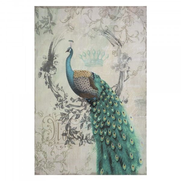Peacock Poise II Wall Art