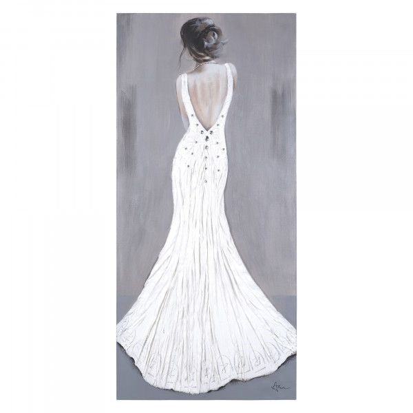 Woman in White Wall Art