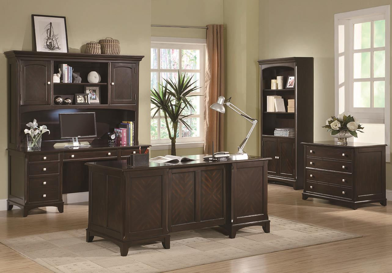 Garson L Shaped Desk - Katy Furniture