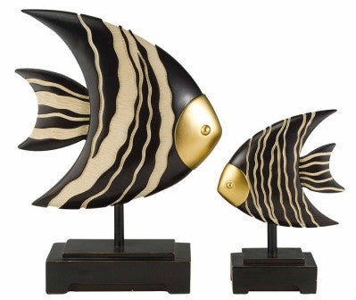 Decorative Fish 2pc Set - Katy Furniture