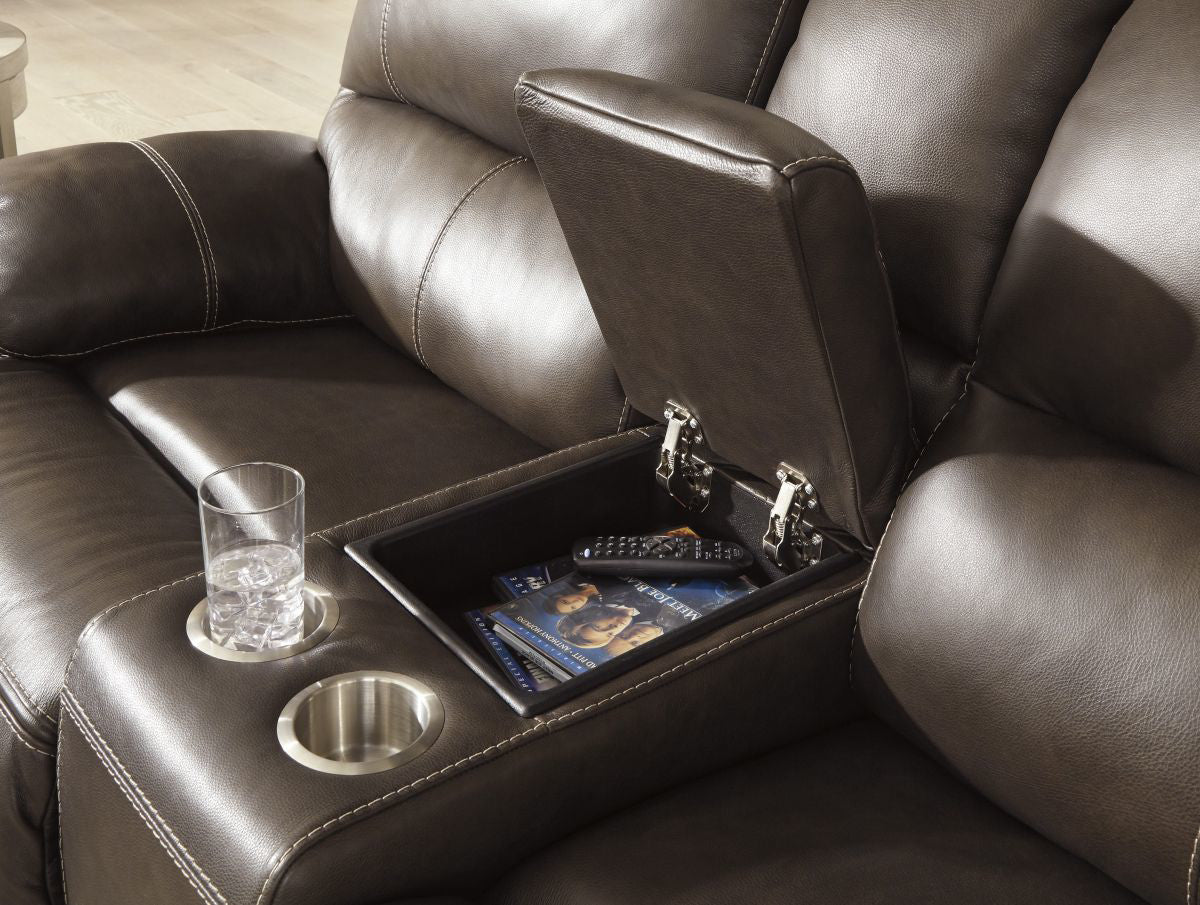 Haskell Leather Sectional