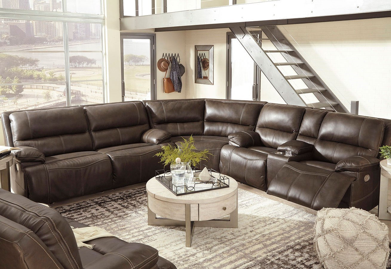 Haskell Leather Sectional