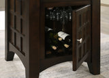 Gabriel Square Counter Height Dining Set Cappuccino
