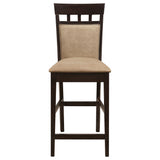 Gabriel Square Counter Height Dining Set Cappuccino