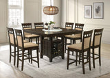 Gabriel Square Counter Height Dining Set Cappuccino