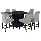 Stanton Square Counter Height Dining Table Set Grey