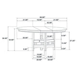 Lavon Oval Extension Leaf Dining Set Medium
