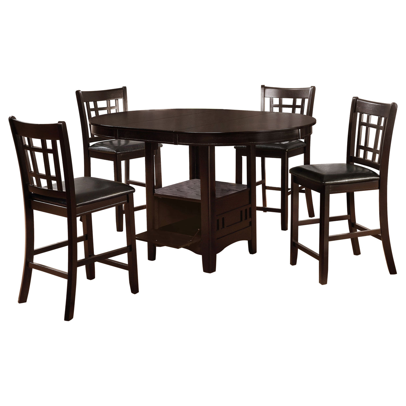 Lavon Oval Counter Height Dining Set