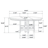 Lavon Oval Counter Height Dining Set