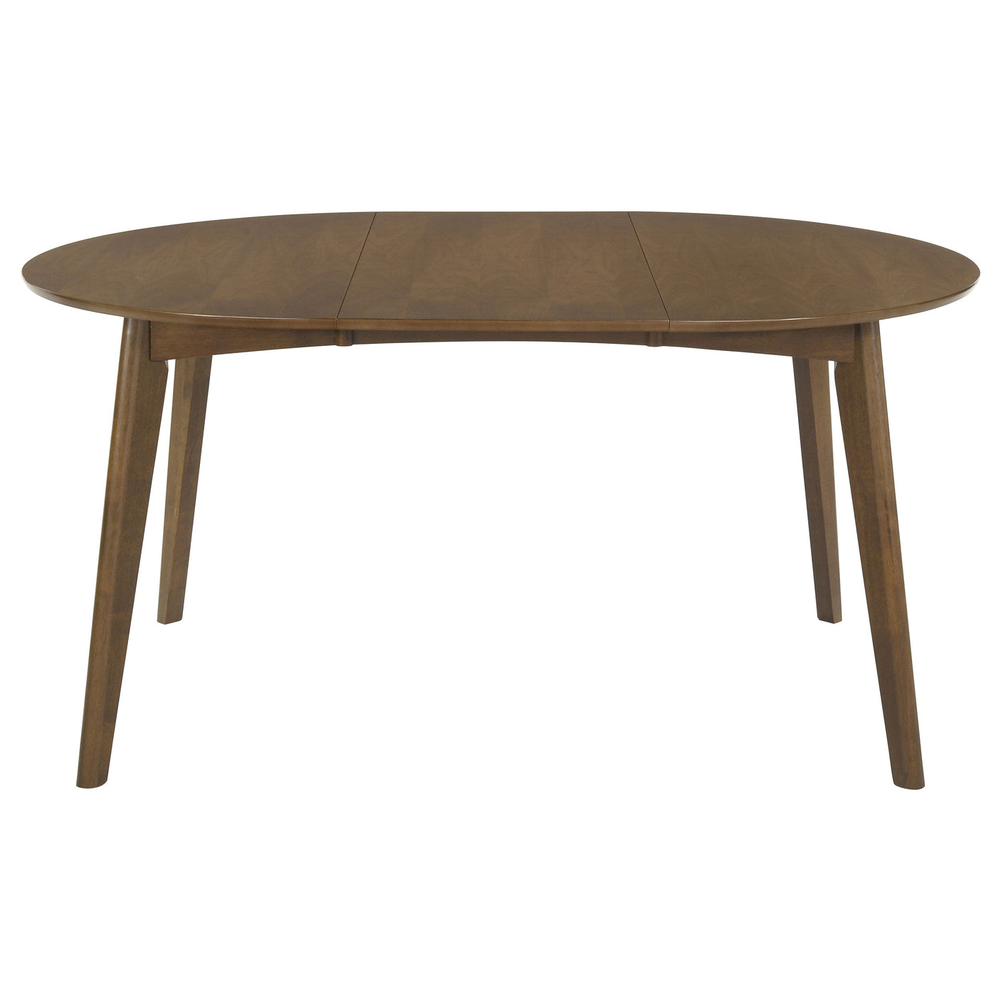 Jedda Oval 60-inch Extension Leaf Dining Table Dark Walnut