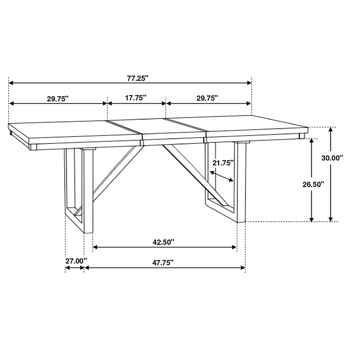 Spring Creek Rectangular Dining Table Set
