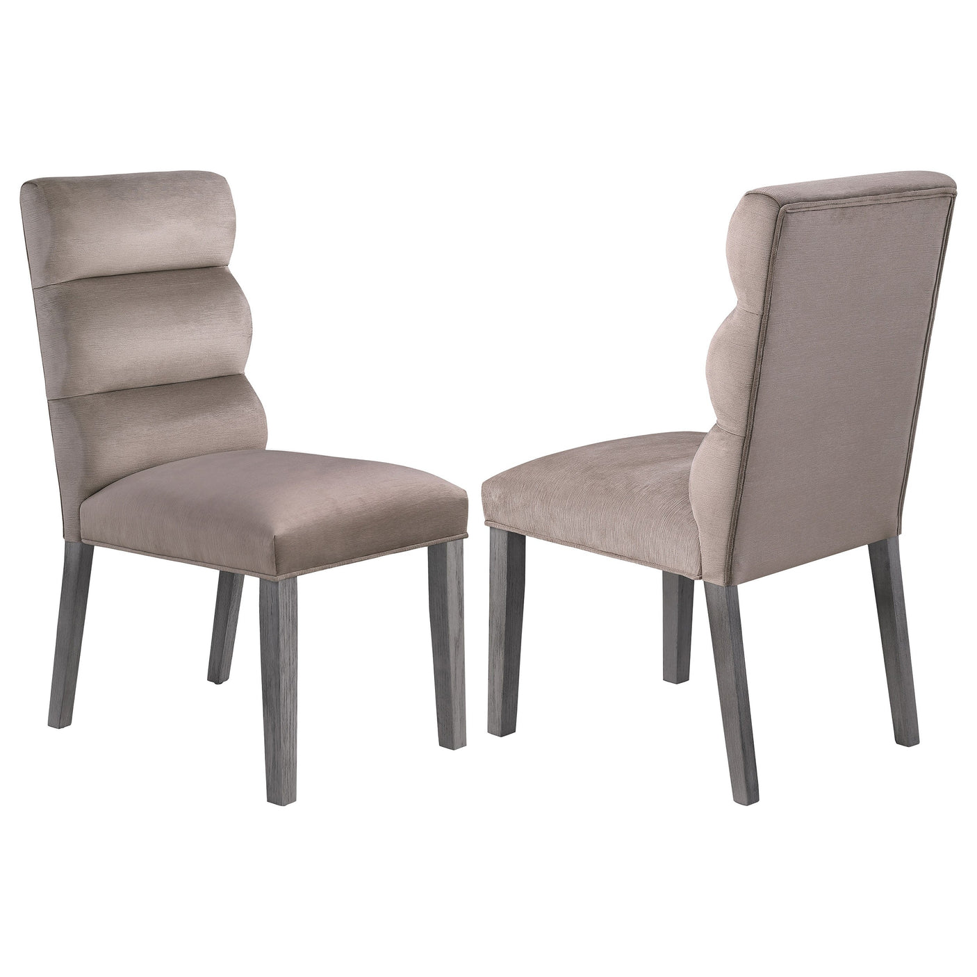 Carla Velvet Upholstered Dining Side Chair (Set of 2)