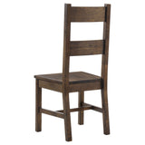 Coleman Rectangular Dining Set Rustic Golden Brown