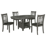 Lavon Oval Extension Leaf Dining Set Medium