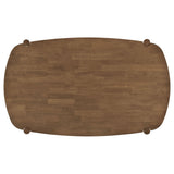 Dortch Oval 63-inch Solid Wood Dining Table Walnut