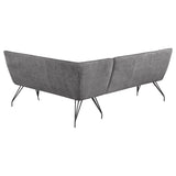 Dodson Fabric Upholstered L-Shaped Nook Dining Bench