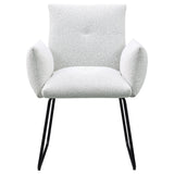 Ackland Upholstered Dining Arm Chair Light Grey (Set of 2)