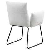Ackland Upholstered Dining Arm Chair Light Grey (Set of 2)
