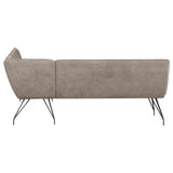 Dodson Fabric Upholstered L-Shaped Nook Dining Bench