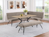 Dodson Fabric Upholstered Dining Bench