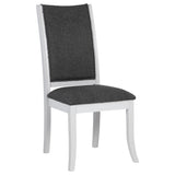 Judd 54-inch Round Wood Dining Table Set Pearl