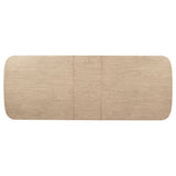 Kailani Rectangular Wood Dining Table Set Beige Oak