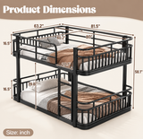 Atlas Queen Over Queen Bunk Bed
