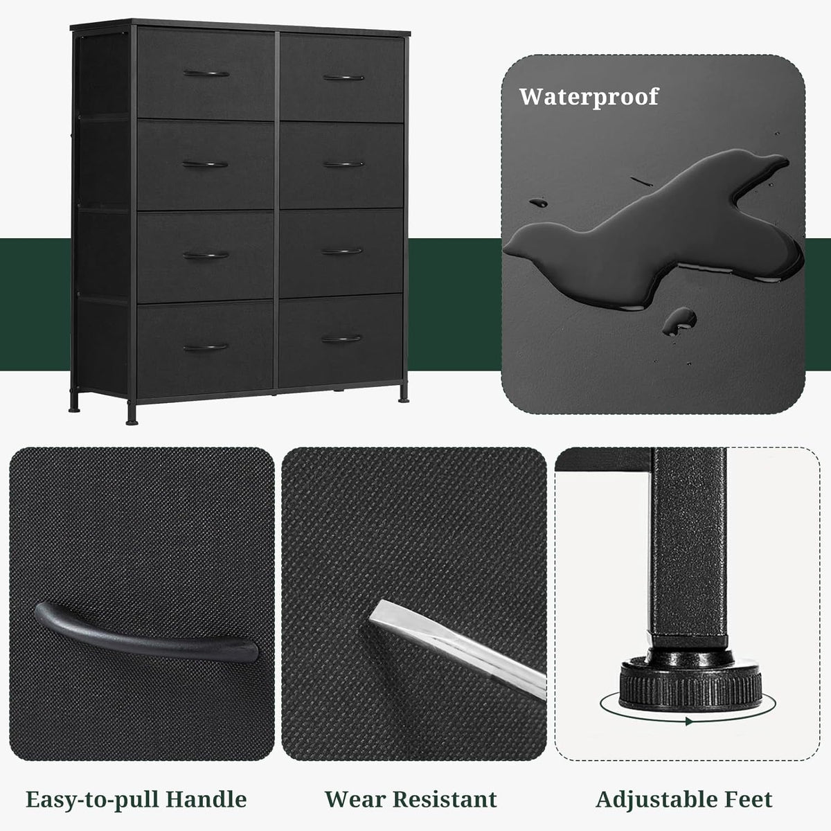 Arden 8 Drawer Dresser