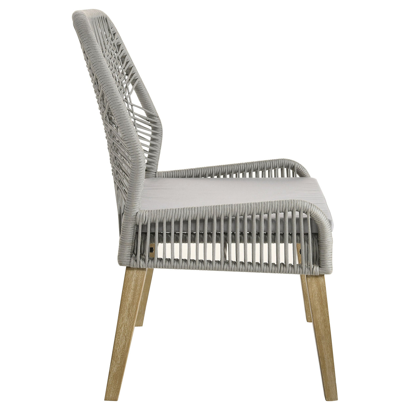 Nakia Woven Rope Dining Side Chairs (Set of 2)