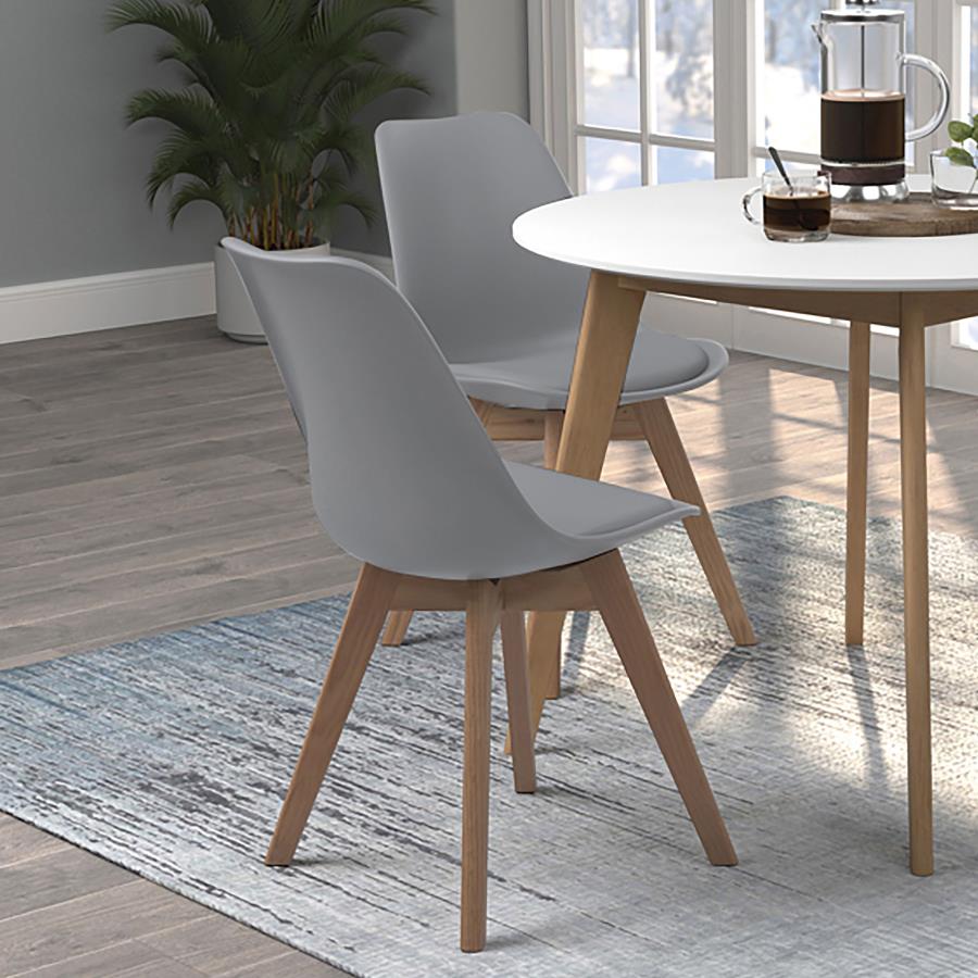 Caballo Polypropylene Dining Side Chair (Set of 2)