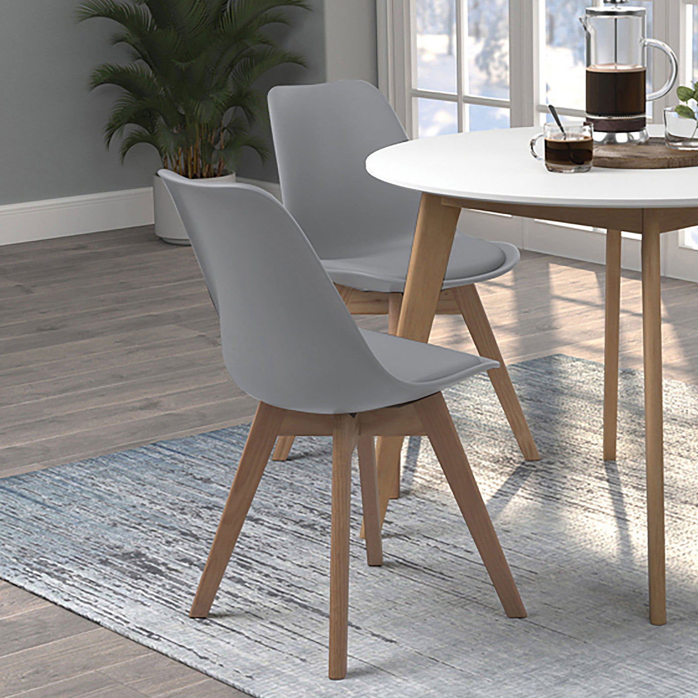 Caballo Polypropylene Dining Side Chair (Set of 2)