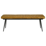 Misty Leather Upholstered Dining Bench