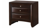 Emily Dark Cherry King Storage Bedroom Set